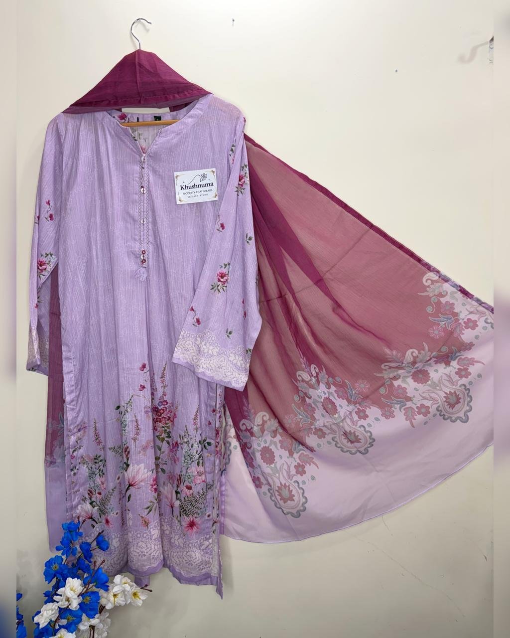 Sadabahar Printed Lawn Suit