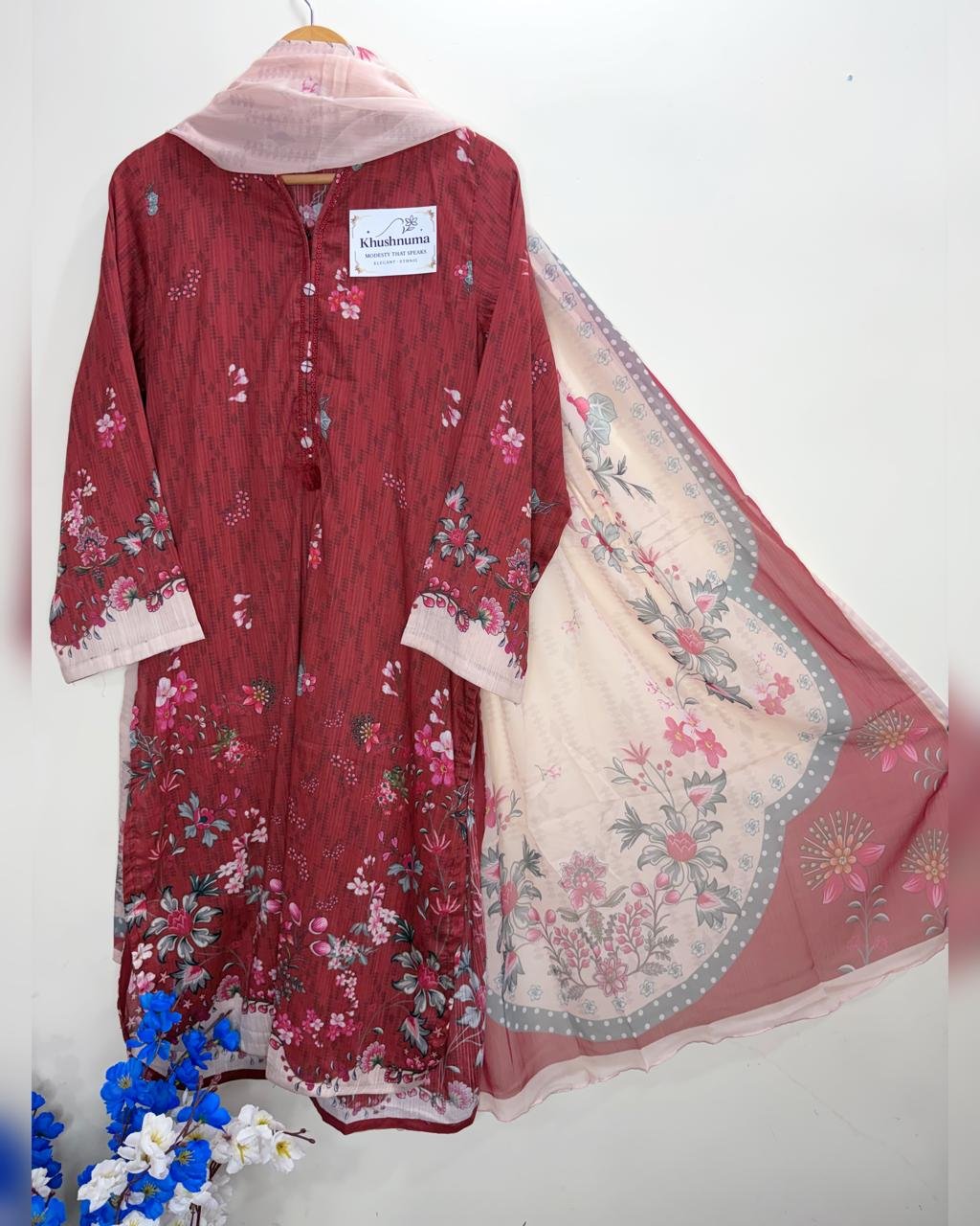 Sadabahar Printed Lawn Suit