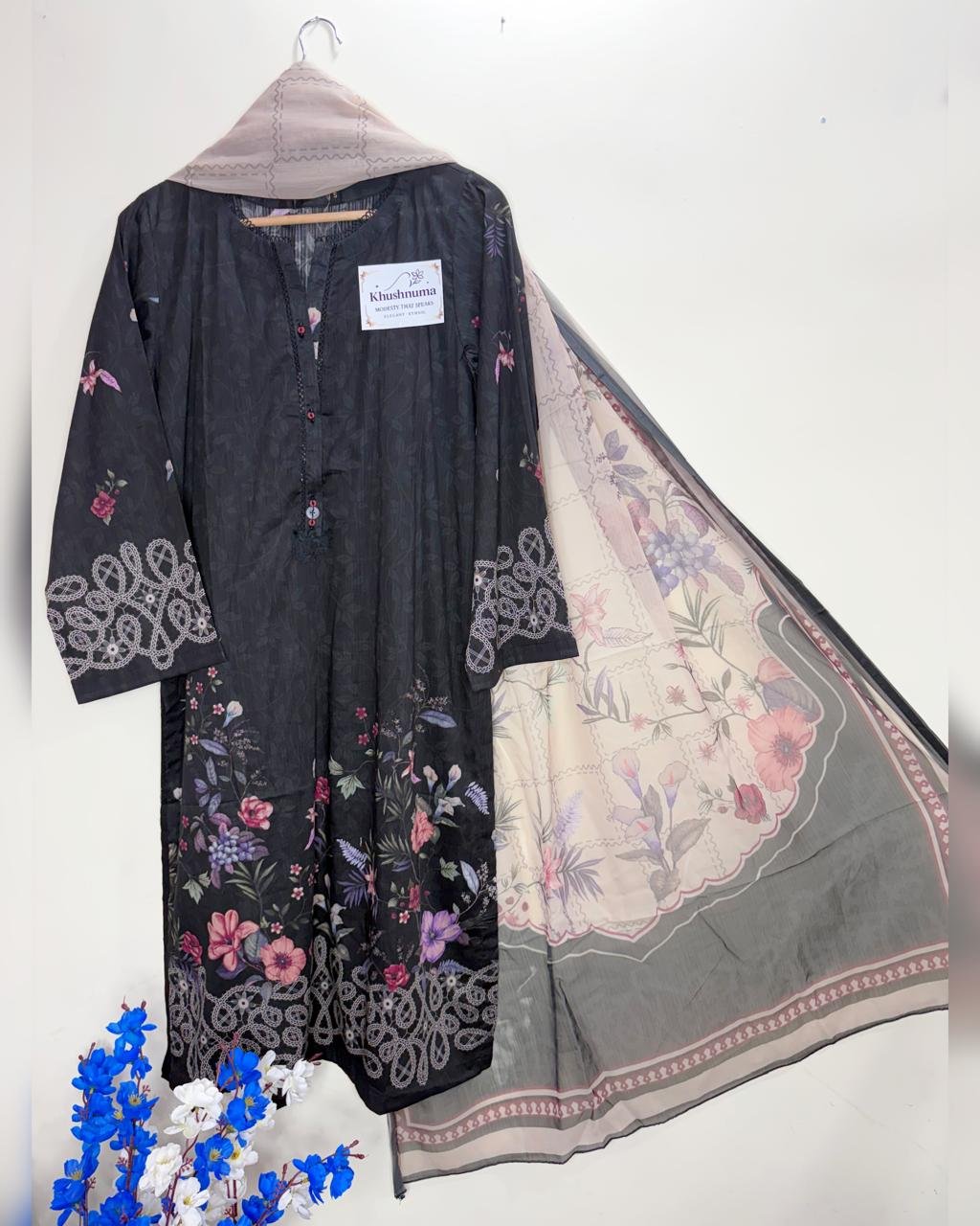 Sadabahar Printed Lawn Suit