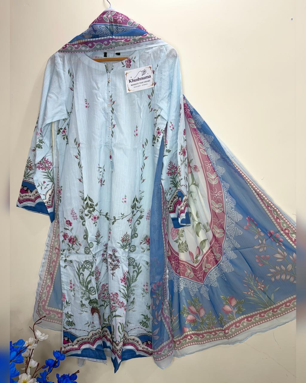 Sadabahar Printed Lawn Suit